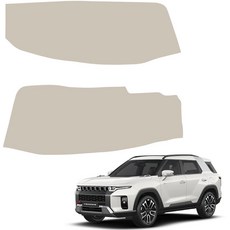 메이튼 토레스 스크래치 순정 컬러 가죽 SC 기어사이드 커버, 바닐라베이지, 1개