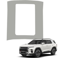 MAYTON Torres防刮原廠色皮革SC第二排中控台後蓋, 灰色, SsangYong Torres