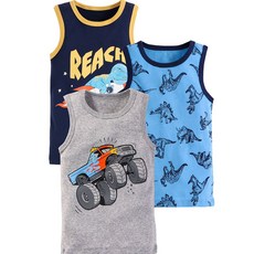 Juniday 男童款背心賽車3件組