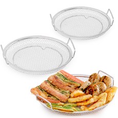 Reborn.J 不鏽鋼把手淺型圓形瀝水籃3件組, 單一顏色, 1套