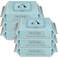 我的朋友寵物安全濕巾, 6個, 60入
