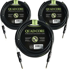 Gopher Wood Quad core cable 民謠貝斯吉他專用線材, 3個