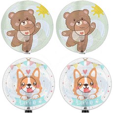 ABM 卡通電風扇安全網, 隨機出貨, 4個