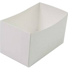 FEXTA 吐司三明治漢堡紙託盤, 白色, 1個