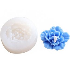 Homeflow 杜鵑花石膏手工蠟燭矽膠模具, 單一顏色