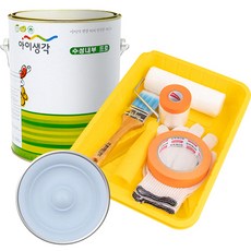삼화페인트 아이생각 친환경 수성내부 프로 4L 도구세트, 로얄블루, 4000ml, 1개