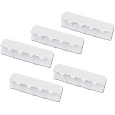 ButtonKing 高級飾面彩色尾夾 包包皮帶腰帶配件, 白色