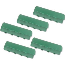 ButtonKing 高級飾面彩色尾夾 包包皮帶腰帶配件, 綠色