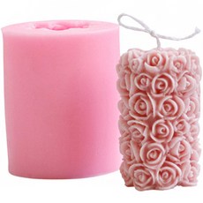 홈플로우 로맨틱 수제 미니 양초 캔들 실리콘 몰드, 장미