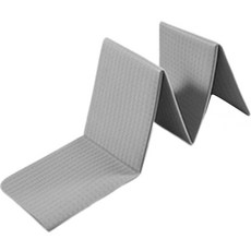 soonZAM 摺疊皮拉提斯瑜珈墊, 灰色