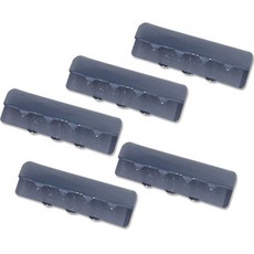 ButtonKing 高級裝飾用彩色扣環包包腰帶腰帶配件 5個, 海軍藍