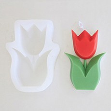 Home Flow香氛石膏花朵蠟燭矽膠模具 鐘形花, 混色