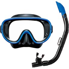 REEFTOURER 潛水面罩+水下呼吸管套組RC-1117Q, BKMB