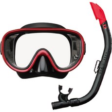 REEFTOURER 潛水面罩+水下呼吸管套組RC-1117Q, BKMDR