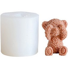 Homeflow 泰迪熊 可愛熊娃娃 矽膠模具, 2