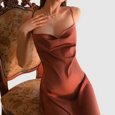 블링푸루 여성용 파퍼민스 슬립 원피스 BP401