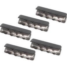 ButtonKing 高級飾面彩色尾夾 包包皮帶腰帶配件, 黑色