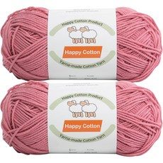 Yarna Happy Cotton 編織線 100g, 780, 2個