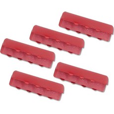 ButtonKing 高級飾面彩色尾夾 包包皮帶腰帶配件, 紅色