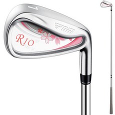 PGM Golf Rio 7號 粉紅版 凹背式 鋼製, L, 34度