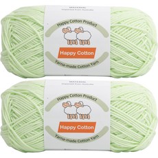 Yarna Happy Cotton 編織線 100g, 753, 2個