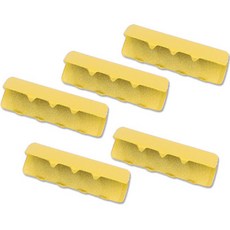 ButtonKing 高級飾面彩色尾夾 包包皮帶腰帶配件, 黃色