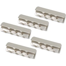 ButtonKing 高級飾面彩色尾夾 包包皮帶腰帶配件, 霧銀色