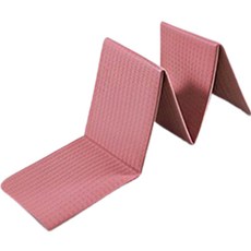 soonZAM 摺疊皮拉提斯瑜珈墊, 粉紅色