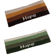 요고조고 헤어밴드 2종 세트, 49 브라운 헤어밴드, 다크그린 헤어밴드