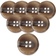 동대문단추왕 고급 무광 코트 가디건 단추 21mm, 각시봉DBG, 8개