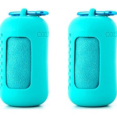 모노플리 건식 아이스 쿨 휴대용 스포츠 타올, 민트, 2개