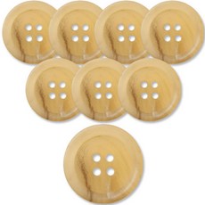 동대문단추왕 고급 무광 코트 가디건 단추 21mm, 타임둥근테, 8개