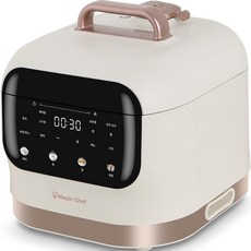 韓國 Magic Chef 多功能料理鍋 迷你壓力電鍋 3-4人份, MRC-L30B, 象牙白