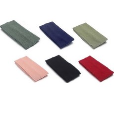 Belle布料粉彩簡約髮帶 不同的髮箍 6種組, 卡其色、海軍藍、淺卡其色、粉紅色、黑色、紅色