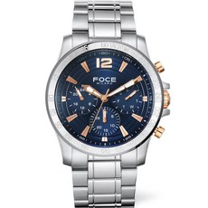 FOCE 米蘭男性多功能金屬手錶 FM8301 44mm