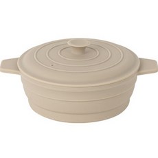 LITTLE CLOUD 折疊式矽膠蒸籠, 沙米色, 1個