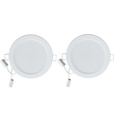 Lucia LED 12W 開孔 110mm 可調光崁燈, 2個, 燈泡色