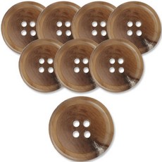 ButtonKing 高級霧面大衣開襟衫鈕扣 米色 25mm, 迪賽 DBG