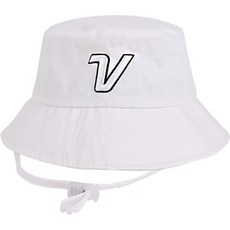 Volvik V標誌 男女通用 高級高爾夫漁夫帽, 白色, 1個