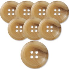 동대문단추왕 고급 무광 코트 가디건 단추 15mm, 각시봉LBG, 8개