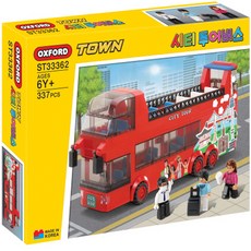 牛津城市觀光巴士 ST33362 337p, 天藍+紅+黃