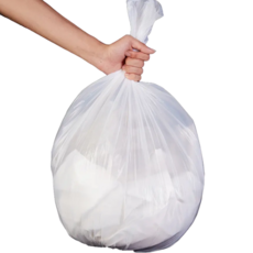 Swan 廚房垃圾袋 白色 90 x 110 cm, 50個, 100L