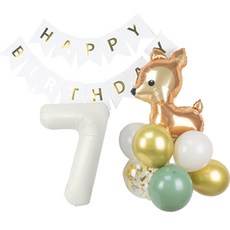 ALL THAT PARTY 7歲感性兒童生日派對組合, 混合色, 1套