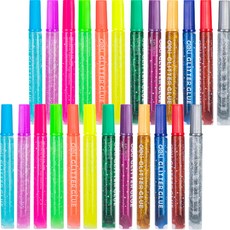deLi 得利 閃光膠棒筆 12件裝, 2組, 混色