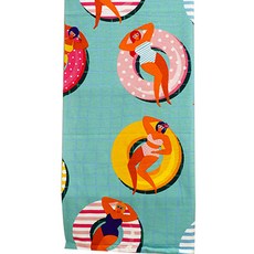 PDS Living 圖案亮點大型海灘巾, 游泳池, 1個