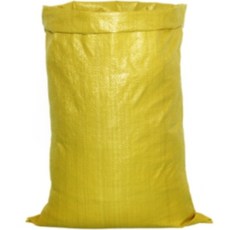 쓰레기 마대 30kg 50 x 80 cm, 황색, 50개