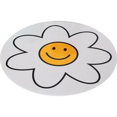 日常浪漫雛菊電磁爐矽膠保護墊, 白色, 1個