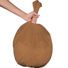 Swan 廚房垃圾袋 90 x 110 cm 棕色, 100L, 100個