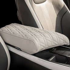 EV6專用改裝中控台扶手墊, 暖灰色, 1個