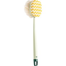 彩虹沐浴球身體刷搓澡, 1入, 綠色, 1個